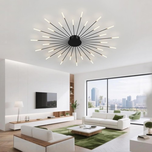 Lustre plafond rayonnant - lustre,