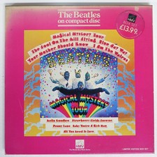 BEATLES BEATLES ON COMPACT D HMV CDP7480622 UK BOOKLET BOX POSTER CD