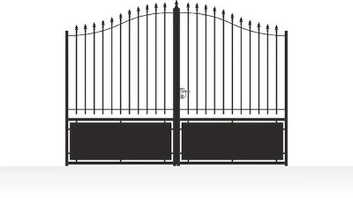 Portail coulissant acier fer - -,