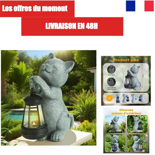 Statue jardin solaire - statue, de