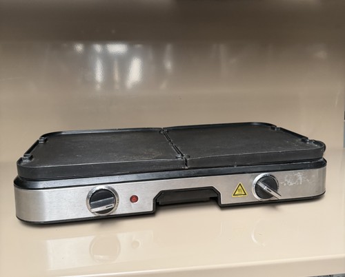 Plancha électrique double