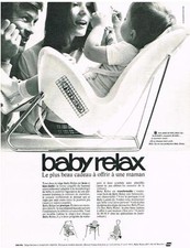 PUBLICITE  1969   BABY RELAX