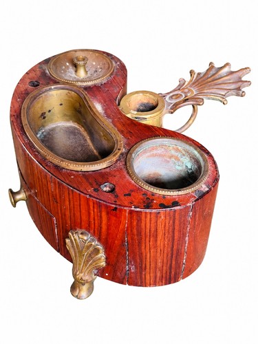 Encrier louis rognon bois - encrier, xv