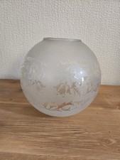 Globe ball engraving floral kerosene lamp chandelier luminaire Diam approx 6 cm