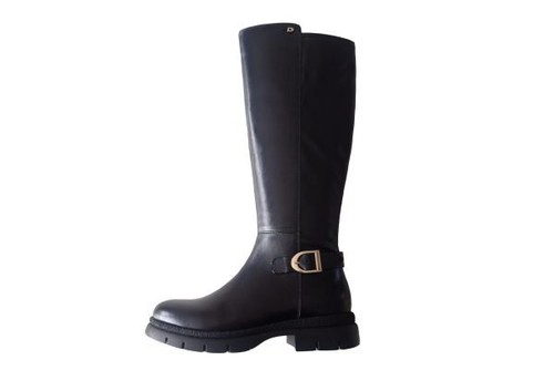 Botte haute femme cuir avec - botte, en