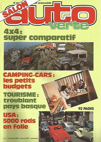 Auto verte comp 4x4 - n°07, /
