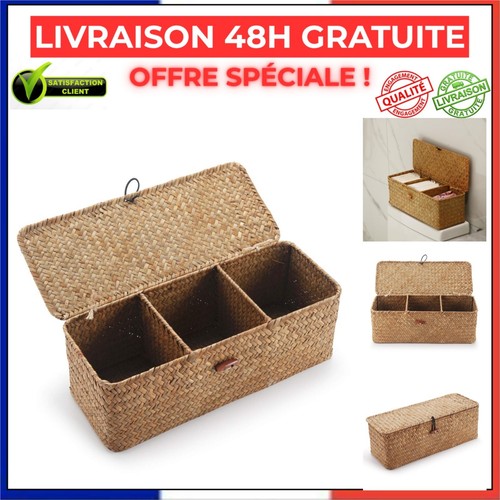 Panier rangement jonc mer 3 - panier, de