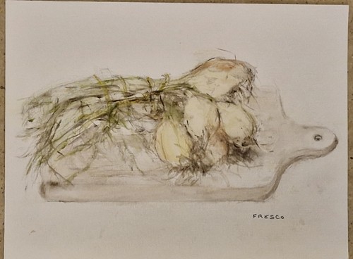 Aquarelle originale botte - aquarelle,