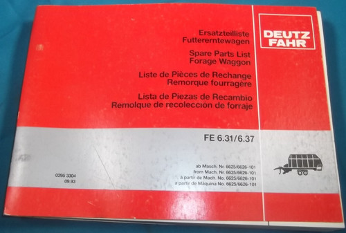 Manuel pièces chariot - de, du