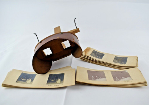 Stereoscope xixe 24 cartes - stereoscope,
