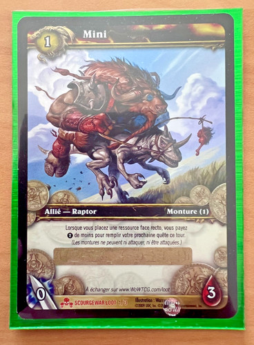Carte loot wow mini - carte,