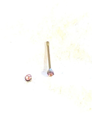 Piercing droit nez brillant - nez,