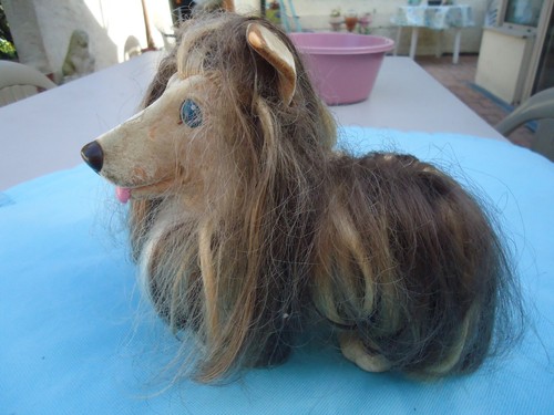 Vintage hasbro chien colley - chien,