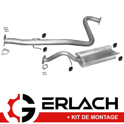 Echappement silencieux pour
