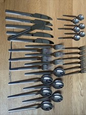 WMF Vivaldi Cromargan Inox Couverts Poli 6 Personnes 30 Pièces Haut Etat