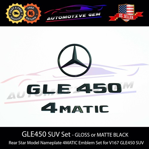 Gle450 4matic rear star emblem - rear,