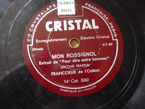 Ancien disque 25cm - ancien,