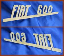 FIAT 600 / MULTIPLA - Insigne emblème logo laiton chromè