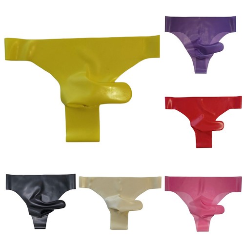 Slip homme latex caoutchouc