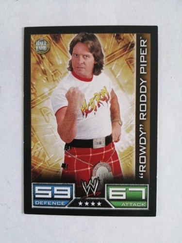 Topps wwe 2008 roddy piper - topps,