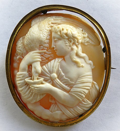 19è broche cameo - cameo, camee