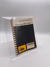 Hanomag / Mf D 700 C / Bulldozer/Betriebsanweisung/Mode D 'em Ploi
