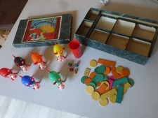 Jeu  Ancien  -  Ancienne Boite Bois de jeu de Cochon qui Rit  bel état, 1950