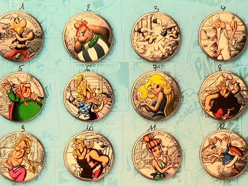 Asterix mini médailles - asterix, mini-médailles
