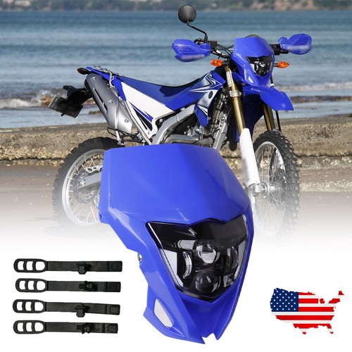 Dot led headlight with blue - led,
