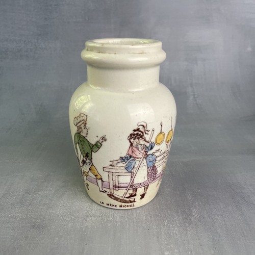 Ancien petit pot moutarde - ancien, à
