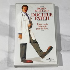 VHS SECAM K7 1998 Docteur Patch de Tom Shadyae avec Robin Williams