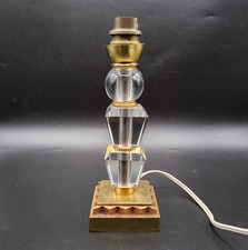 Pied de lampe bronze et