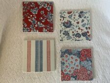 SUR LA TABLE PIQUE-NIQUE FLORAL COASTER SET OF FOUR
