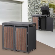 Abri pour 2 poubelles