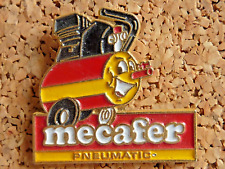 pin's pins badge automobile. tracteur  MECAFER PNEUMATIC  compresseur