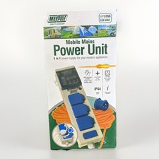 Maypole MP3766 15m Hook Up Power Unit 230V 13A USB Camping Caravan Power Distributors
