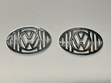 BILLET VW BUG BEETLE HORN GRILLS SET OF 2 1954-1967 VW DESIGN POLISHED ALUMINUM