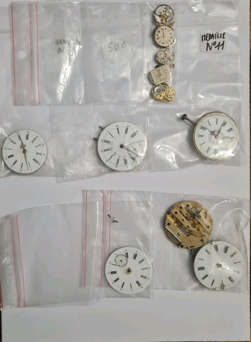 Lot mecanismes montres - lot,