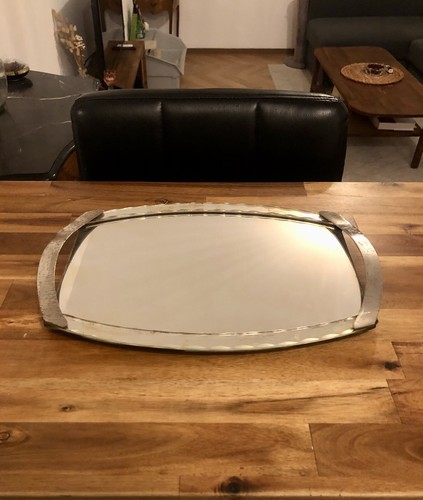 Plateau miroir verre - en,