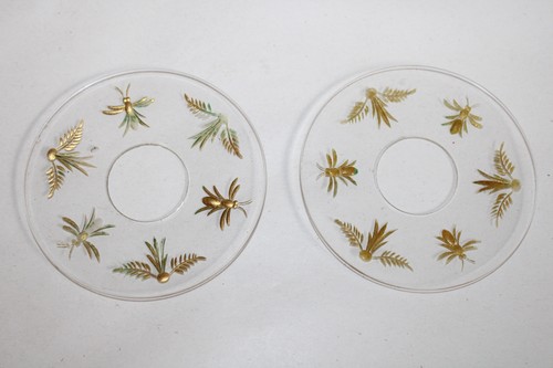Ancienne paire bobèches en - de,