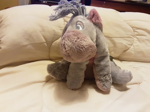 Doudou peluche bourriquet gris - peluche,