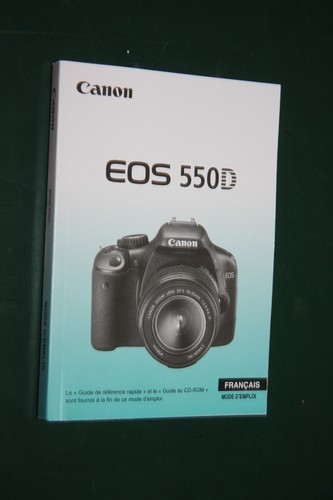 Mode emploi canon eos - canon,