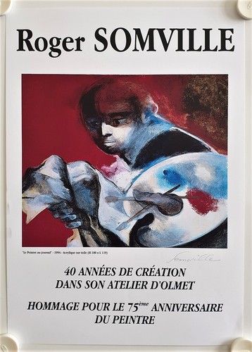 Affiche hommage roger somville - affiche,