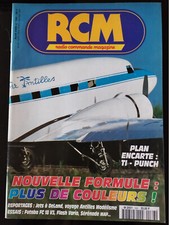 RCM Magazine n°168 du 4/1990; Plan encarté TI-Punch/ Futaba FC 18 V3/ Flash Vari