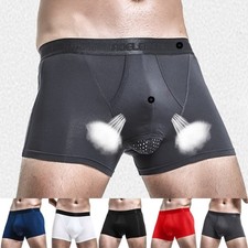 Boxer slip sous vêtement modal design innovant pour homme avec pochette de sép