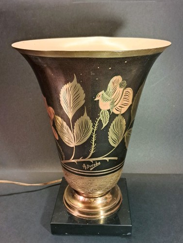 Art déco lampe en métal - déco,
