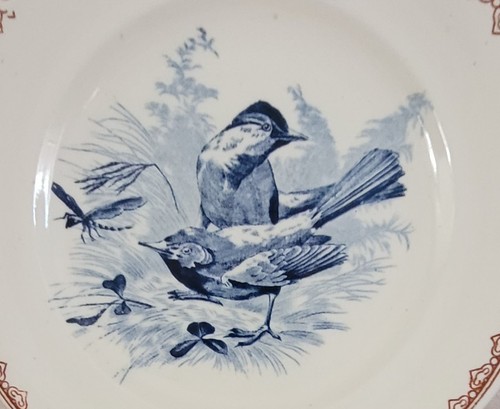 Assiette ancienne xixième - ancienne,