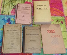 Lot de 6 livres anciens