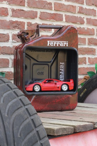 Jerrican diorama ferrari - jerrican, 1/18