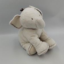 Doudou éléphant blanc